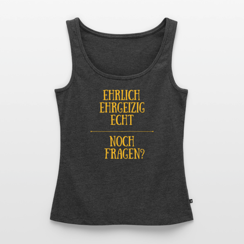 Frauen Premium Tank Top - Anthrazit meliert