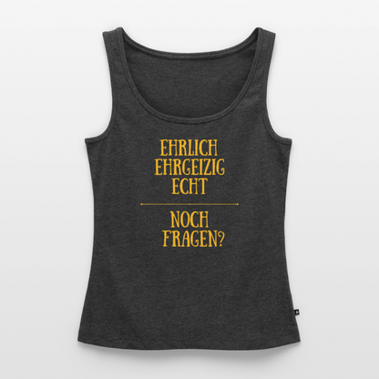 Frauen Premium Tank Top - Anthrazit meliert