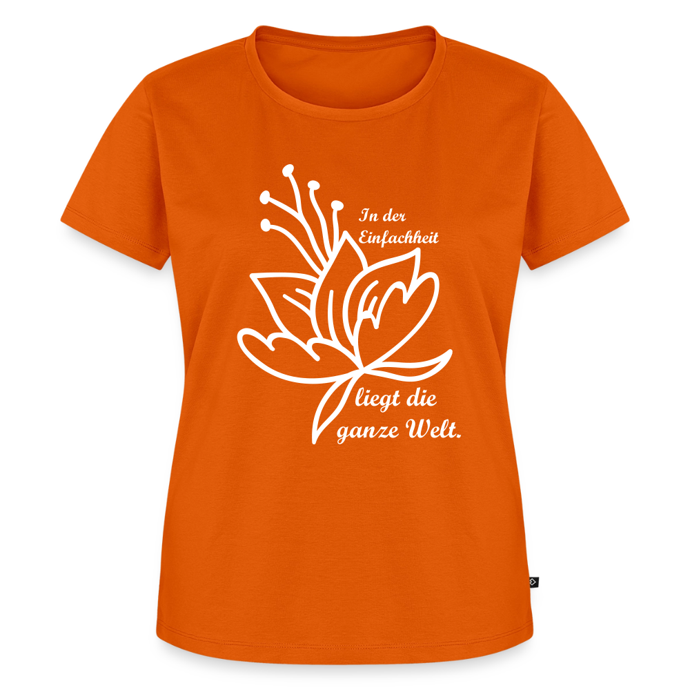 Frauen Premium T-Shirt - Orange 