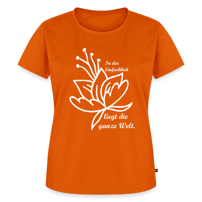 Frauen Premium T-Shirt - Orange 