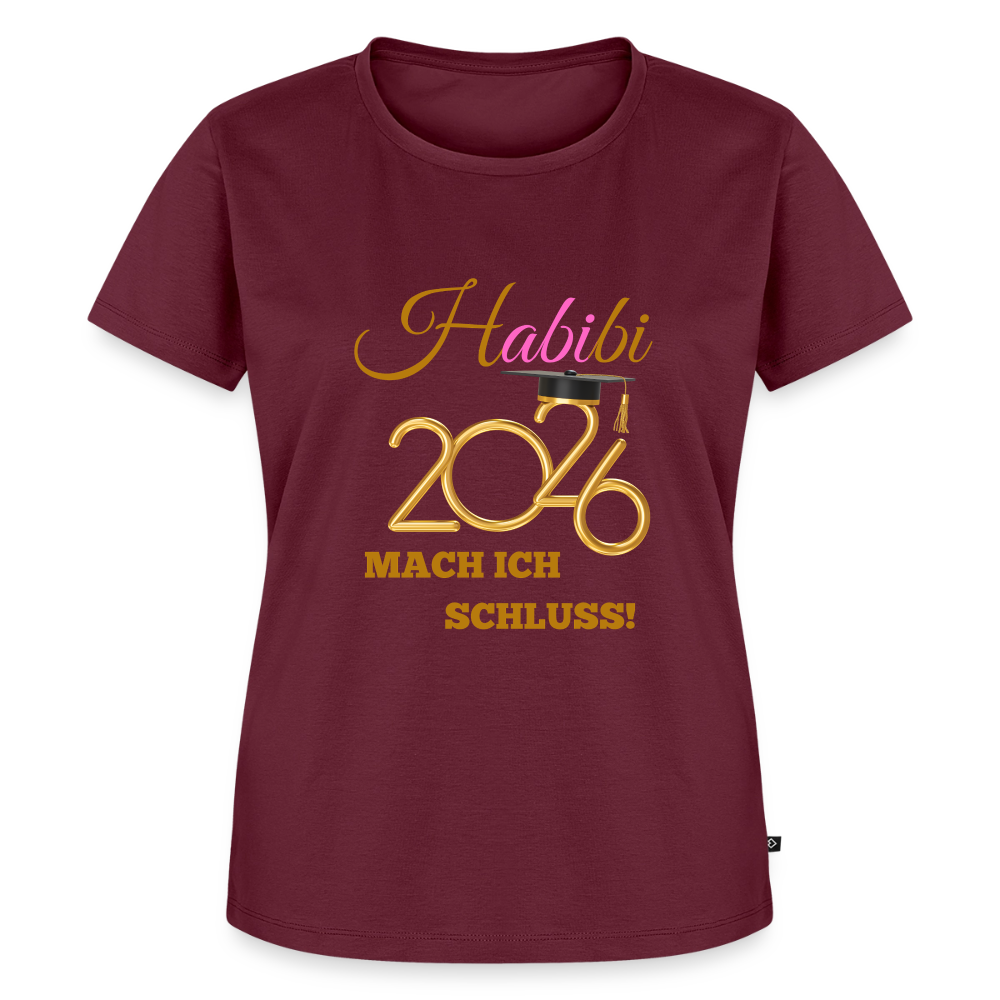 Frauen Premium T-Shirt - Burgunderrot