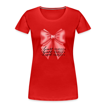 Frauen Premium Bio T-Shirt - Rot