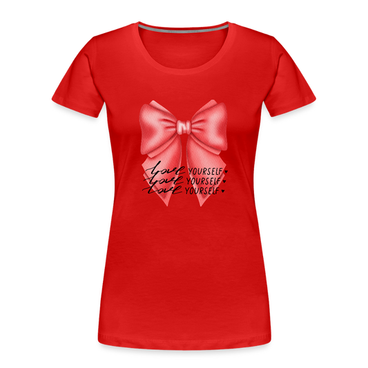 Frauen Premium Bio T-Shirt - Rot