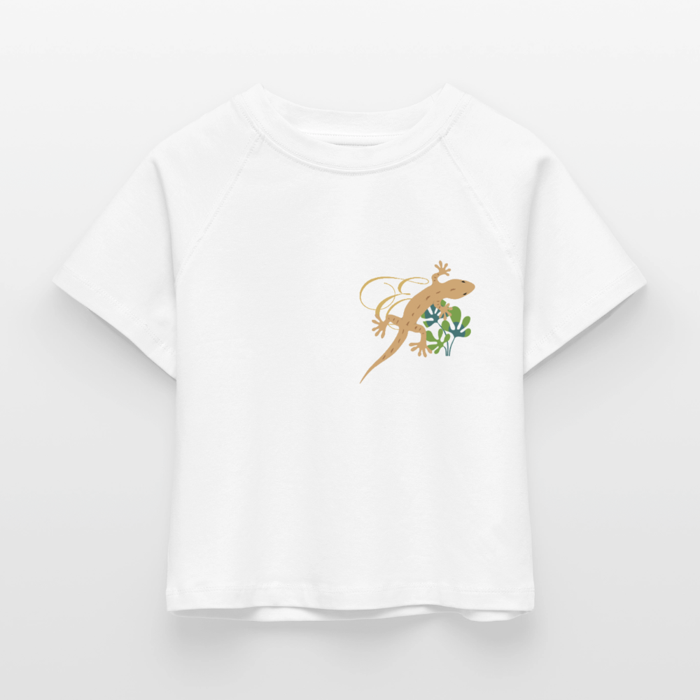 Damen Cropped T-Shirt - Weiß