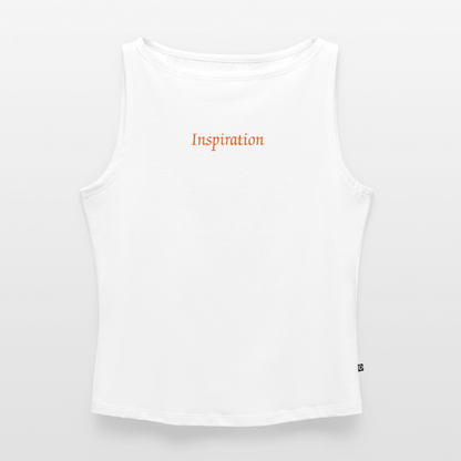 Frauen Tank Top mit U-Boot-Ausschnitt - Weiß