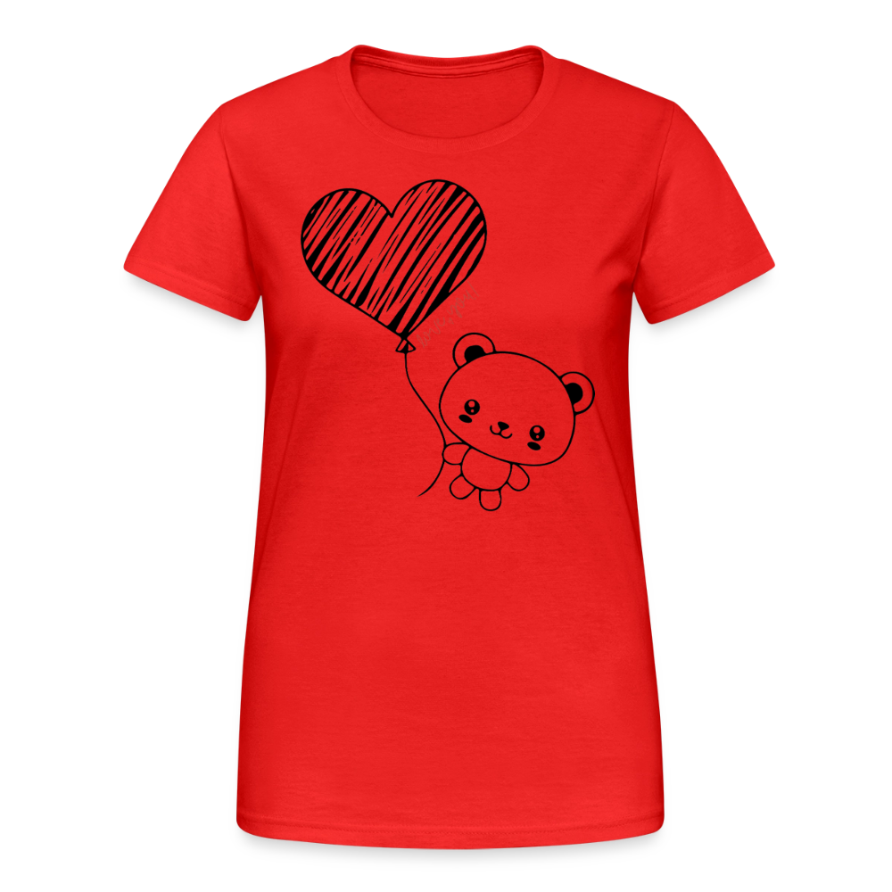 Frauen Heavy T-Shirt - Rot