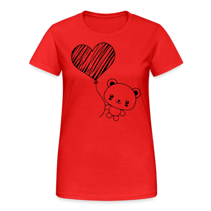 Frauen Heavy T-Shirt - Rot