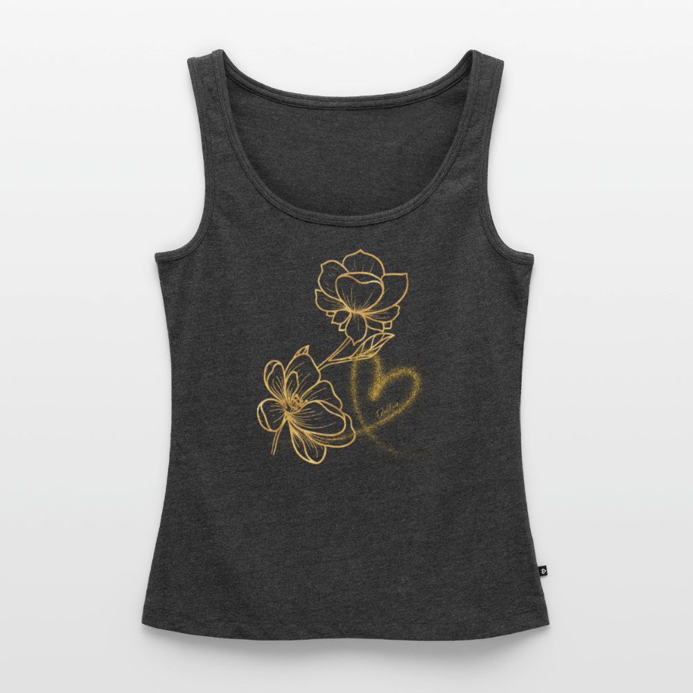 Frauen Premium Tank Top - Anthrazit meliert