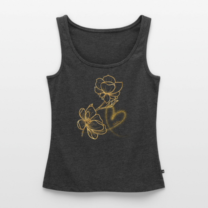 Frauen Premium Tank Top - Anthrazit meliert