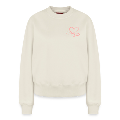 Relaxed Frauen Organic Sweatshirt - Naturweiß