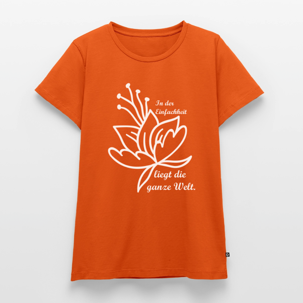 Frauen Premium T-Shirt - Orange 