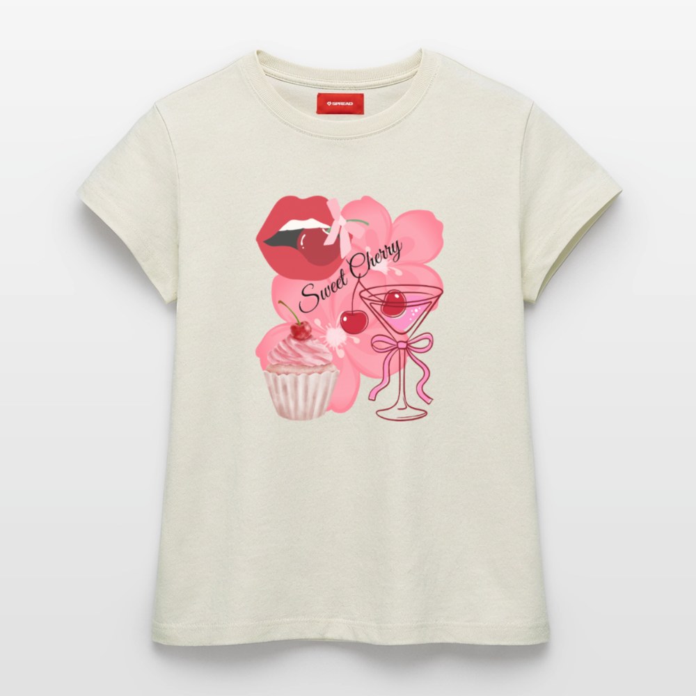 Frauen Supima Cotton T-Shirt - Naturweiß