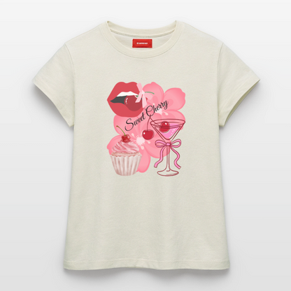 Frauen Supima Cotton T-Shirt - Naturweiß