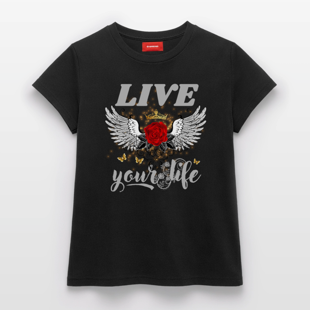 Frauen Supima Cotton T-Shirt - Schwarz