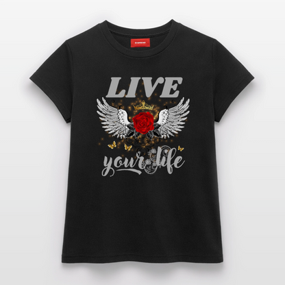 Frauen Supima Cotton T-Shirt - Schwarz