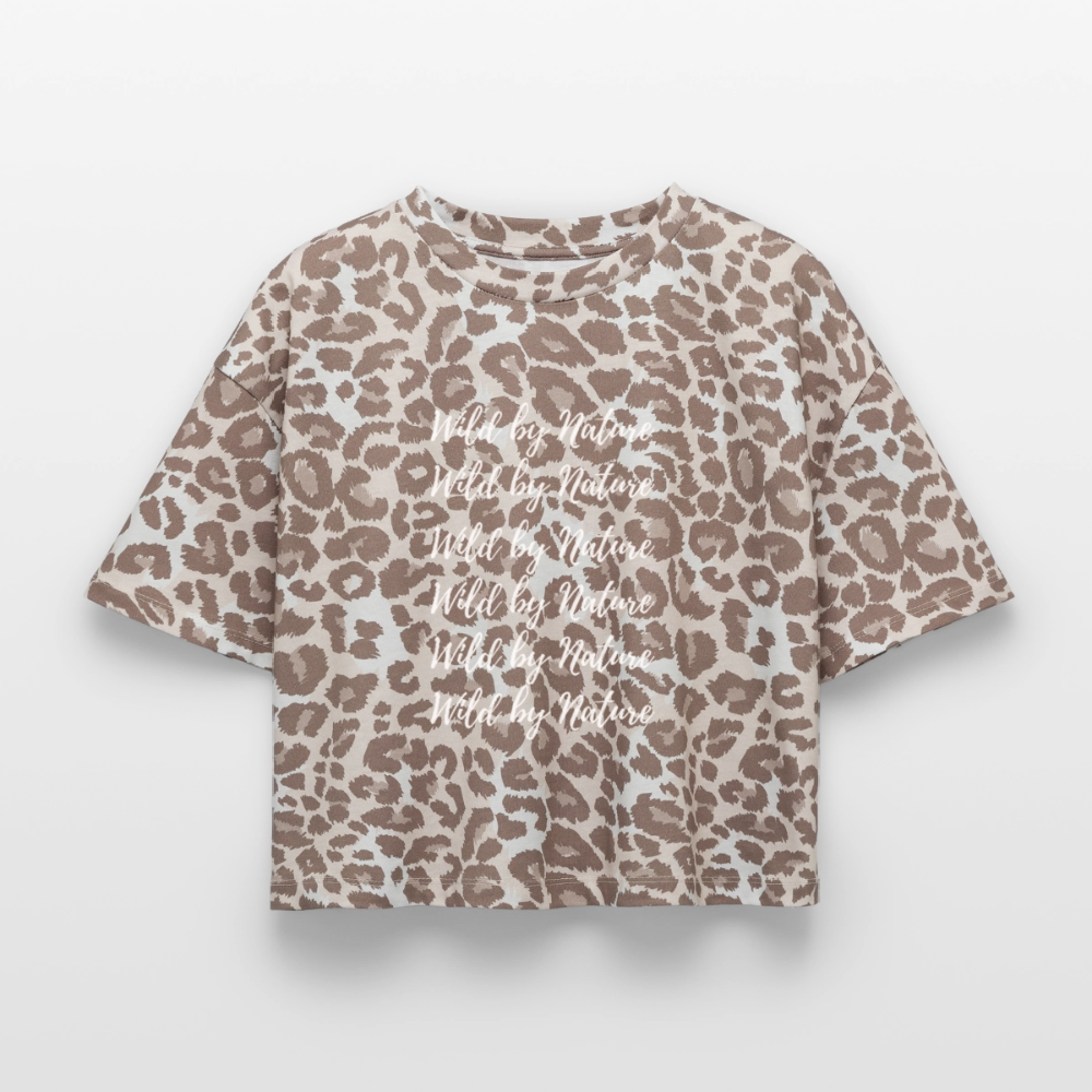 Boxy Leo Frauen Premium Organic T-Shirt - Leopard print