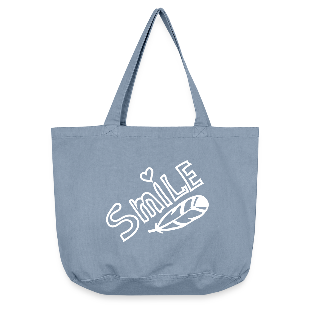 Vintage-Washed Shopper - Vintage Blue