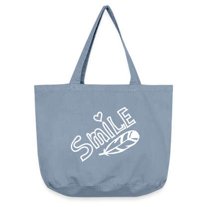 Vintage-Washed Shopper - Vintage Blue