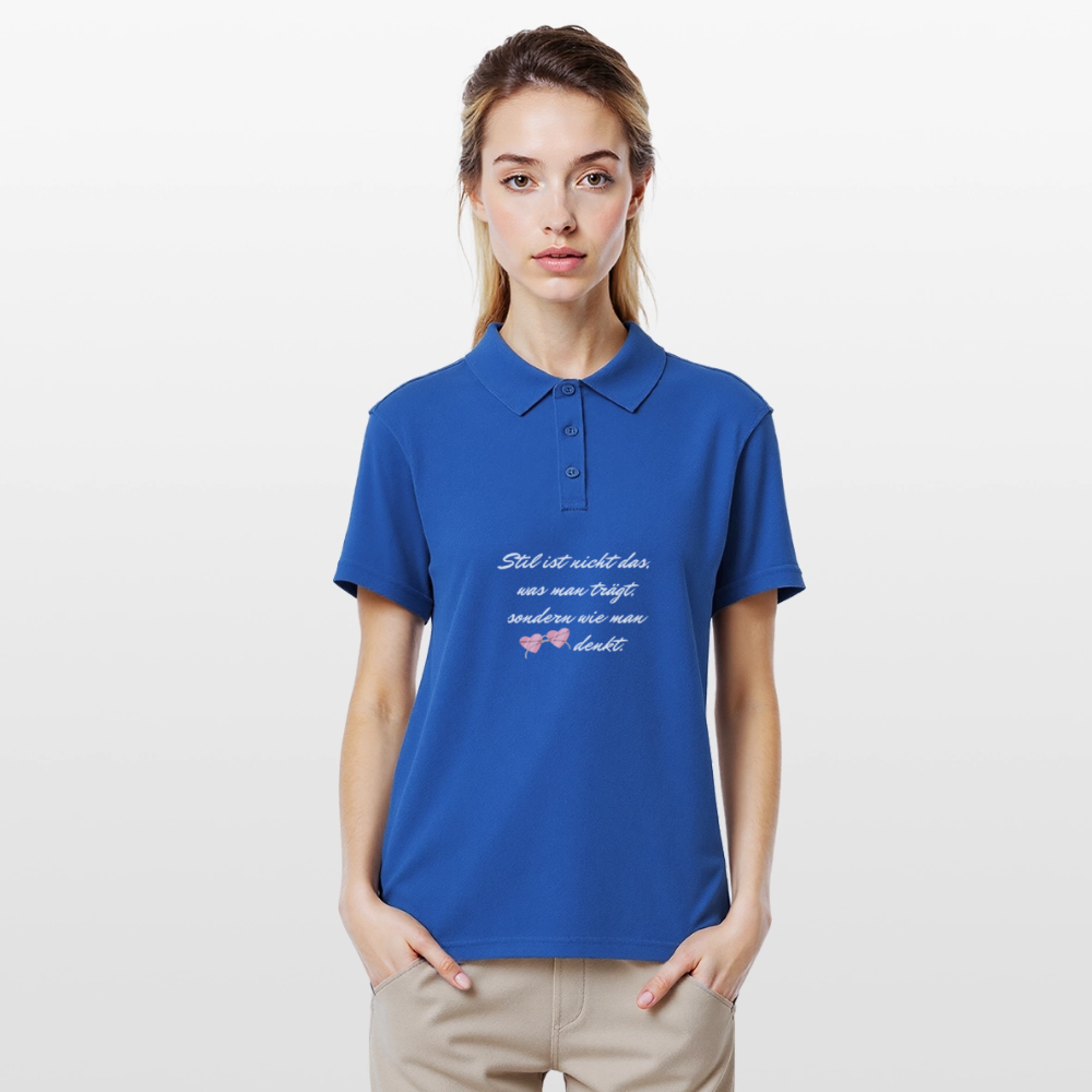 Frauen Polo Shirt - Royalblau