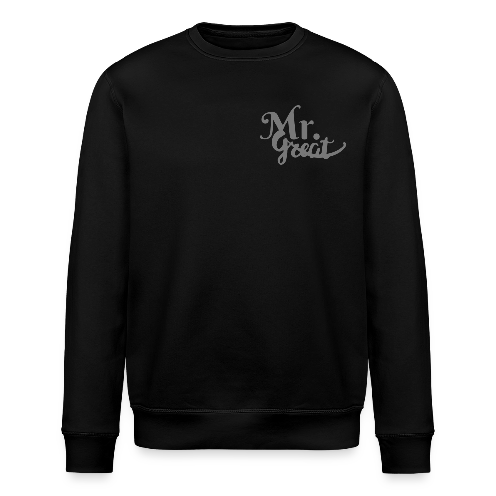 Unisex Bio-Sweatshirt ROLLER - Schwarz