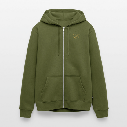 Männer Premium Kapuzenjacke - Khaki