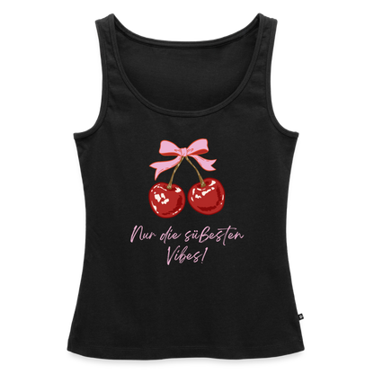 Frauen Premium Tank Top - Schwarz