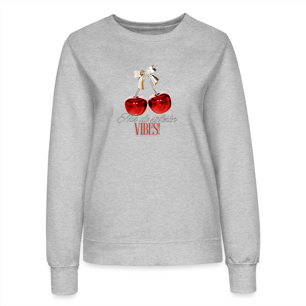 Frauen Sweatshirt - Grau meliert