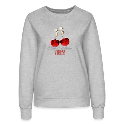 Frauen Sweatshirt - Grau meliert