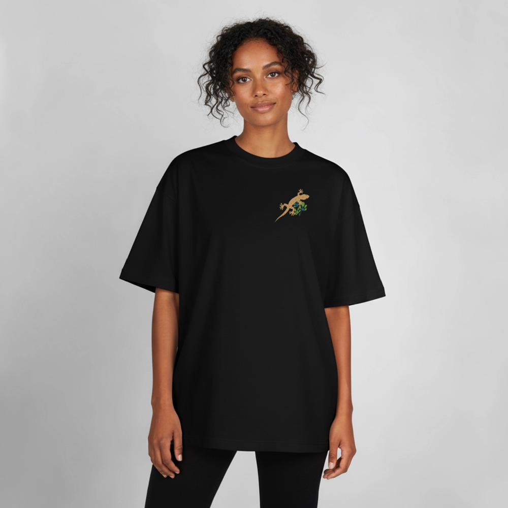 Boxy Heavyweight Unisex Organic T-Shirt - Schwarz