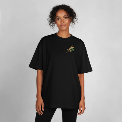 Boxy Heavyweight Unisex Organic T-Shirt - Schwarz