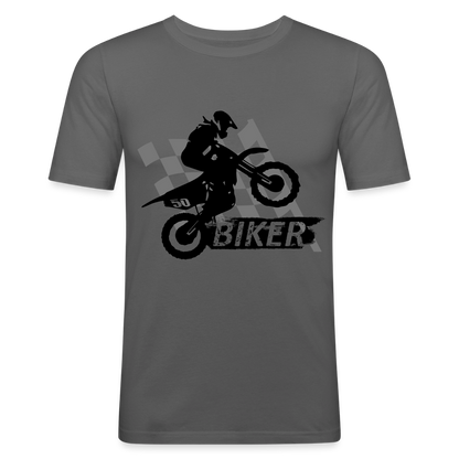 Männer Slim Fit T-Shirt - Graphite