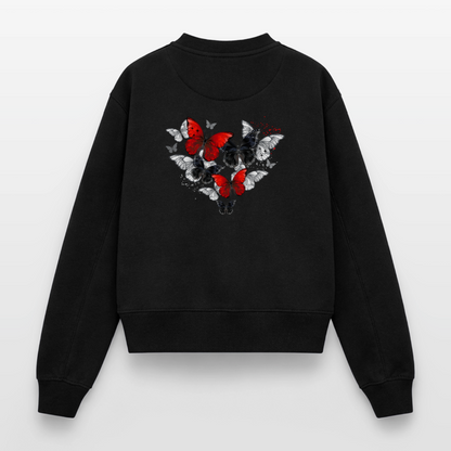 Relaxed Frauen Organic Sweatshirt - Schwarz