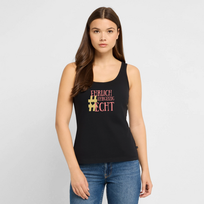 Frauen Premium Tank Top - Schwarz