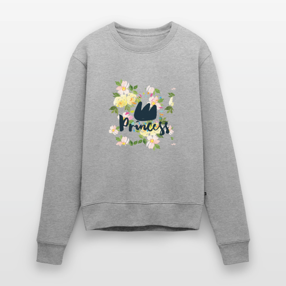 Frauen Premium Pullover - Grau meliert