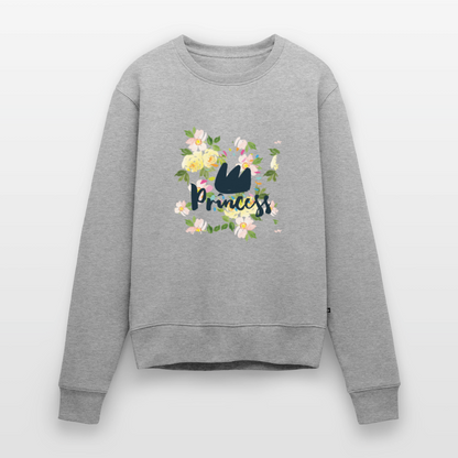 Frauen Premium Pullover - Grau meliert