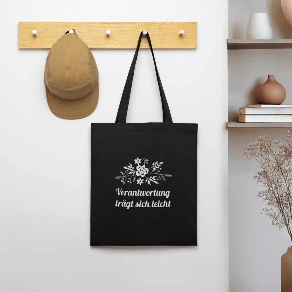 Stanley/Stella Bio-Stoffbeutel - Schwarz