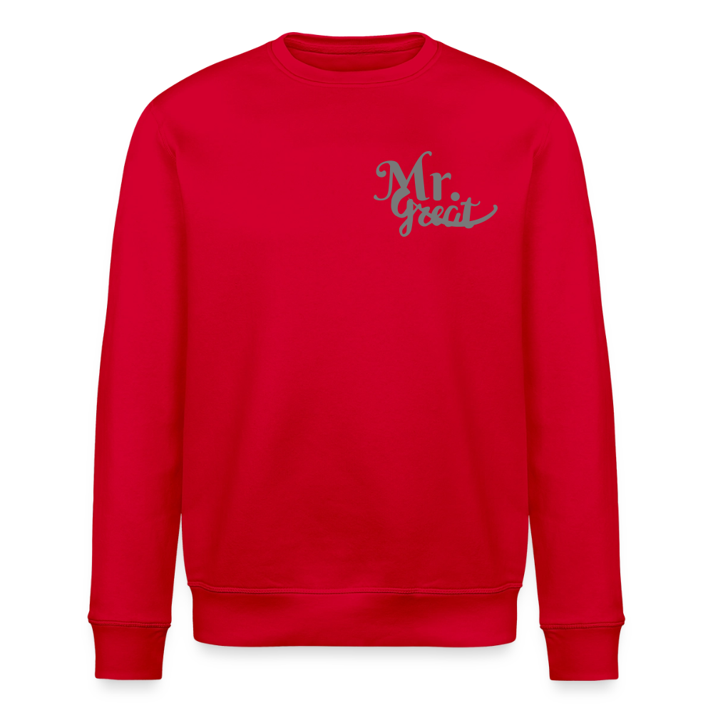 Unisex Bio-Sweatshirt ROLLER - Rot