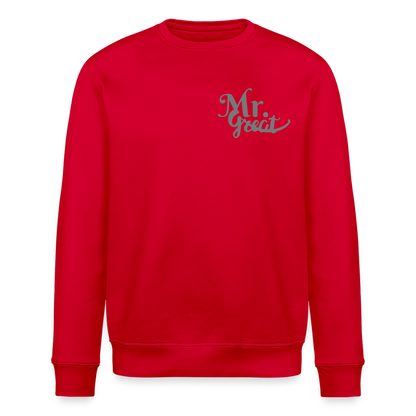 Unisex Bio-Sweatshirt ROLLER - Rot