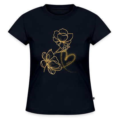 SLIM FIT Frauen Organic T-Shirt - Navy