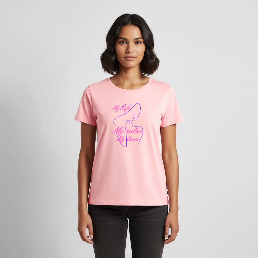 Frauen Premium T-Shirt - Rosa
