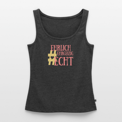 Frauen Premium Tank Top - Anthrazit meliert