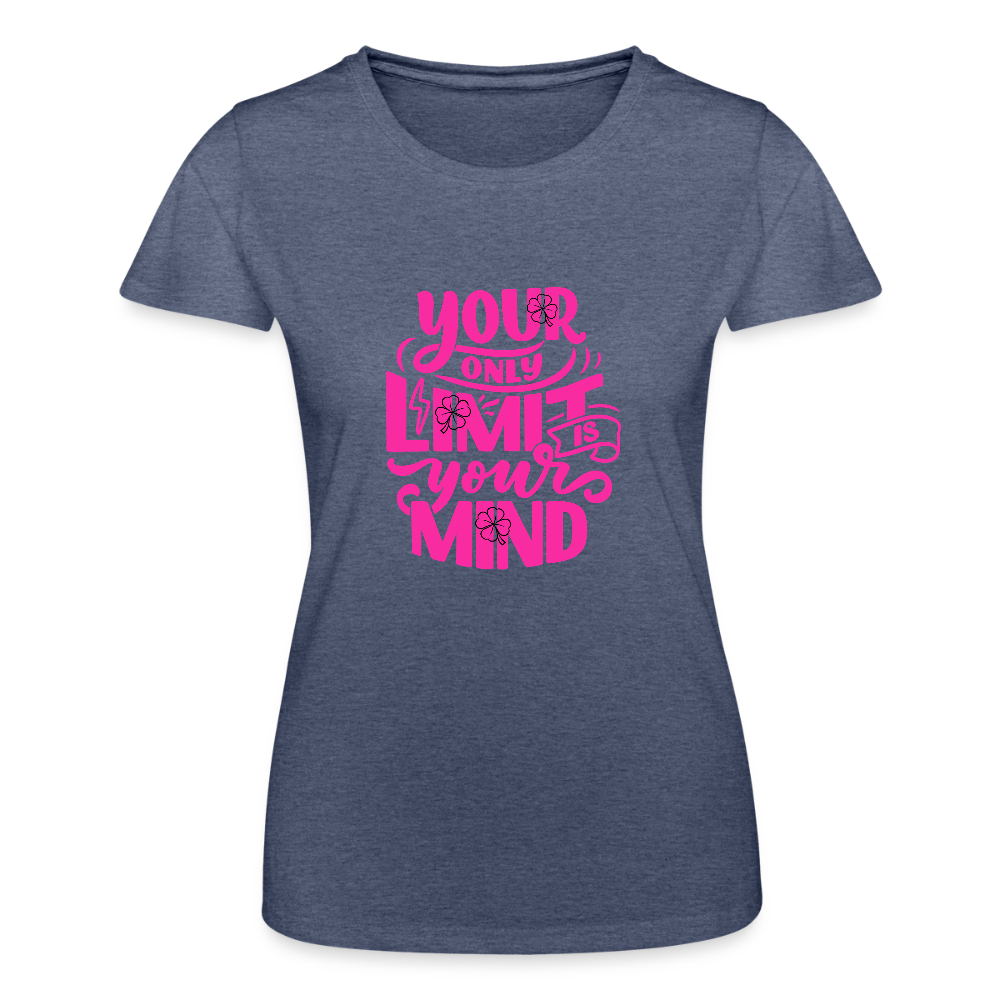 Frauen-T-Shirt von Fruit of the Loom - Navy meliert