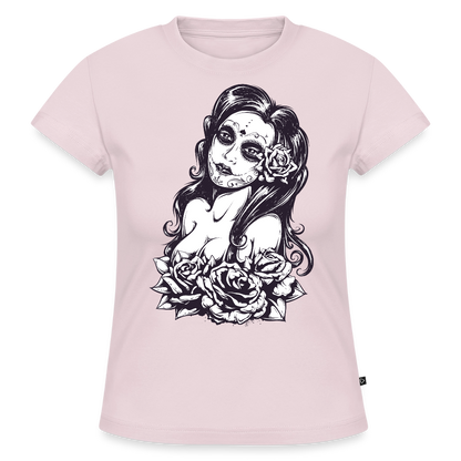 Frauen Slim Fit Organic T-Shirt - Puderrosa