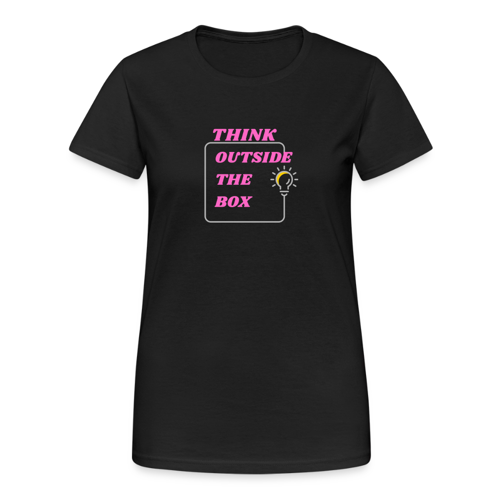 Frauen Heavy T-Shirt - Schwarz