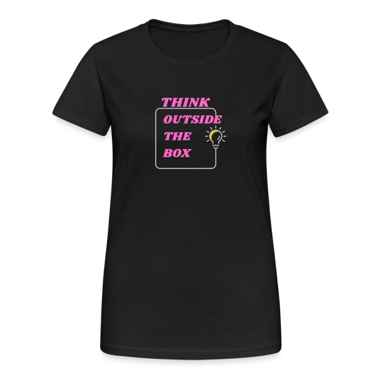 Frauen Heavy T-Shirt - Schwarz