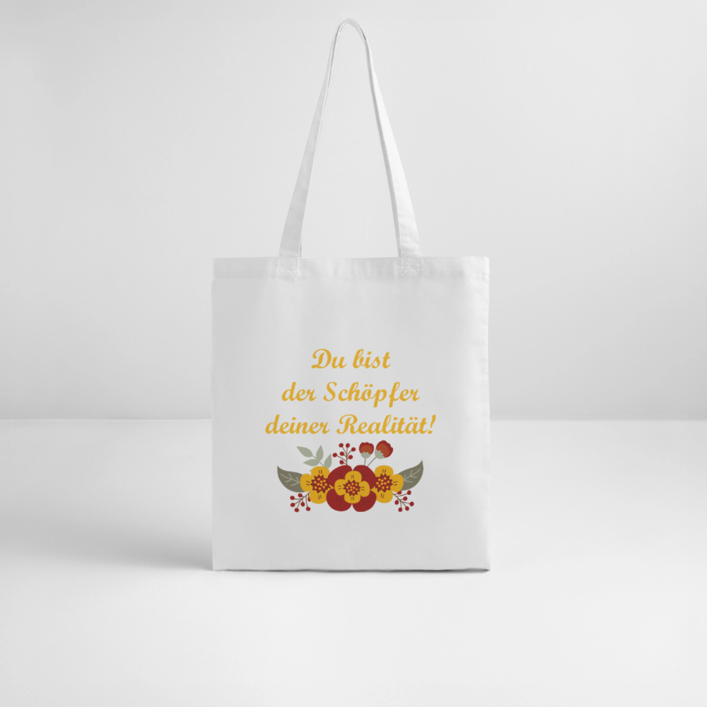 Stanley/Stella Bio-Stoffbeutel - Weiß