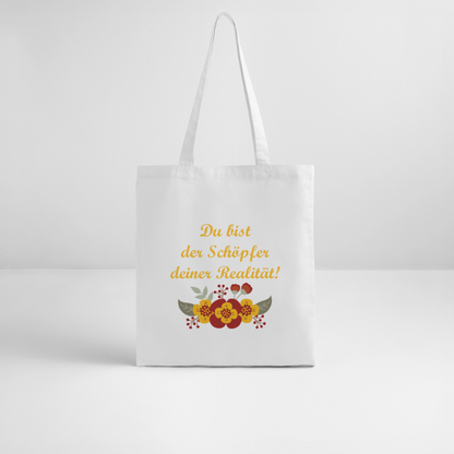 Stanley/Stella Bio-Stoffbeutel - Weiß