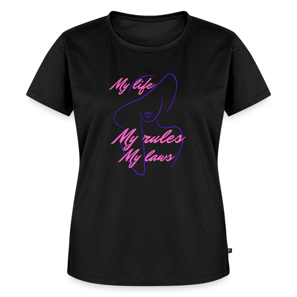 Frauen Premium T-Shirt - Schwarz