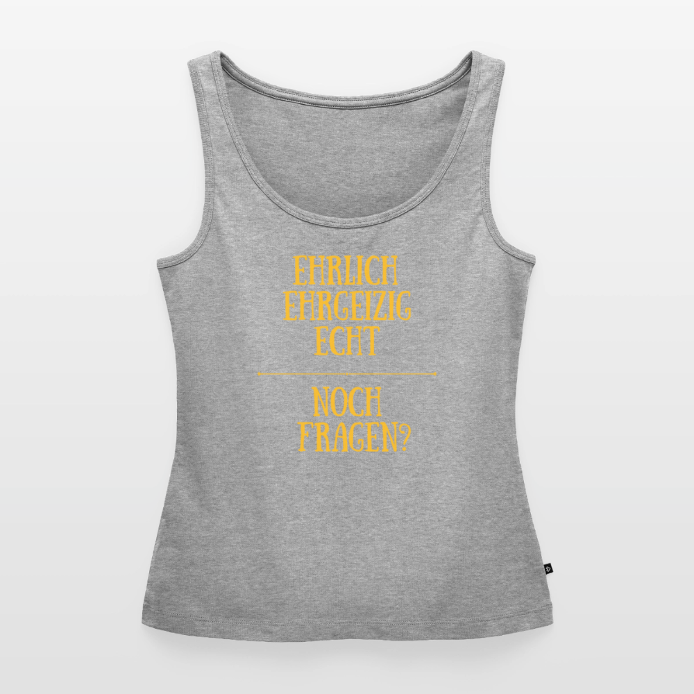 Frauen Premium Tank Top - Grau meliert