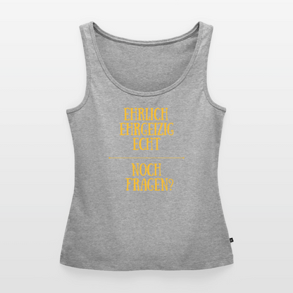 Frauen Premium Tank Top - Grau meliert